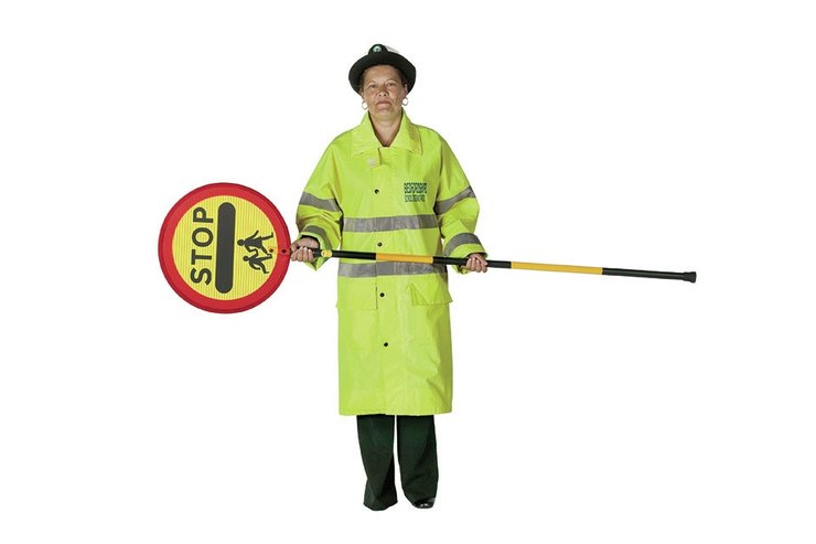 Barrier to stop pedestrians crossing